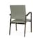Lesro Newport Guest Chair Metal Frame, Bronze, OH Eucalyptus Upholstery NP1101 - alternate 3